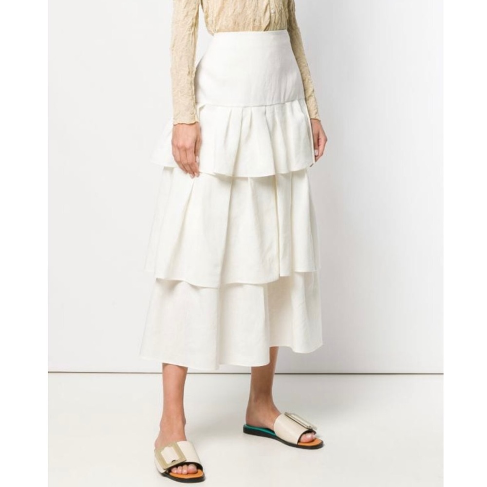 Theory Tier Ruffle Skirt - Picture 2 of 8